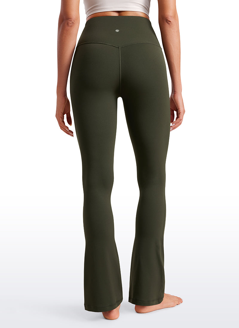 CRZ YOGA Women  Butterluxe High Waist Pockets Mini Flared Leggings 30