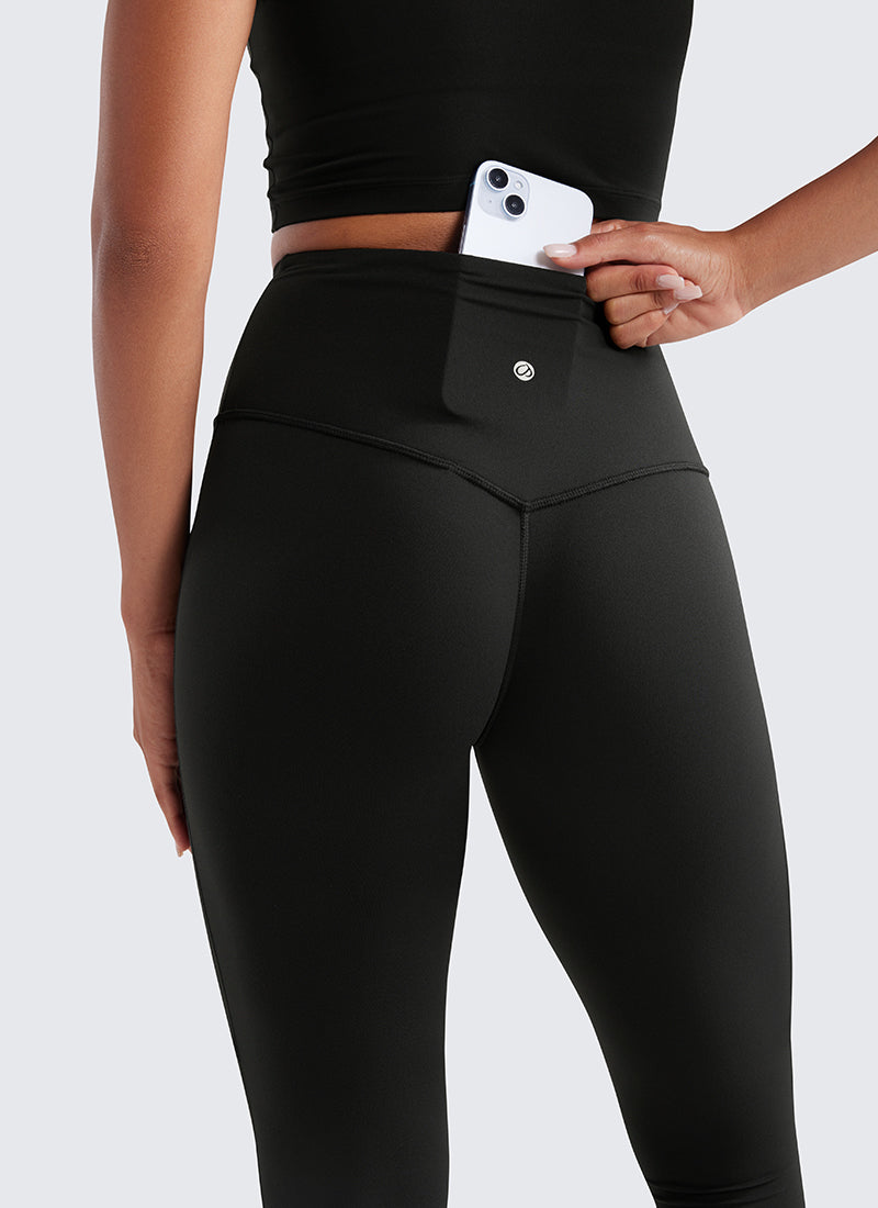 CRZ YOGA Women  Butterluxe High Waist Pockets Mini Flared Leggings 33