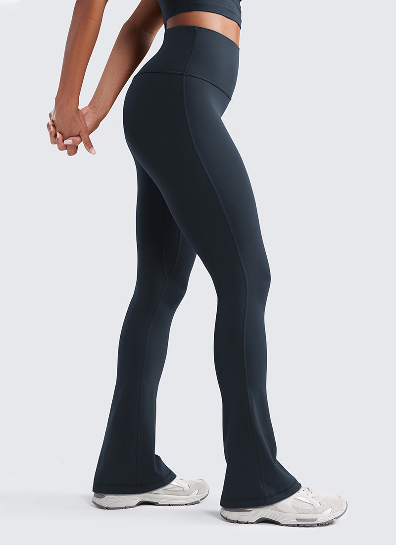 CRZ YOGA Women  Butterluxe High Waist Pockets Mini Flared Leggings 33