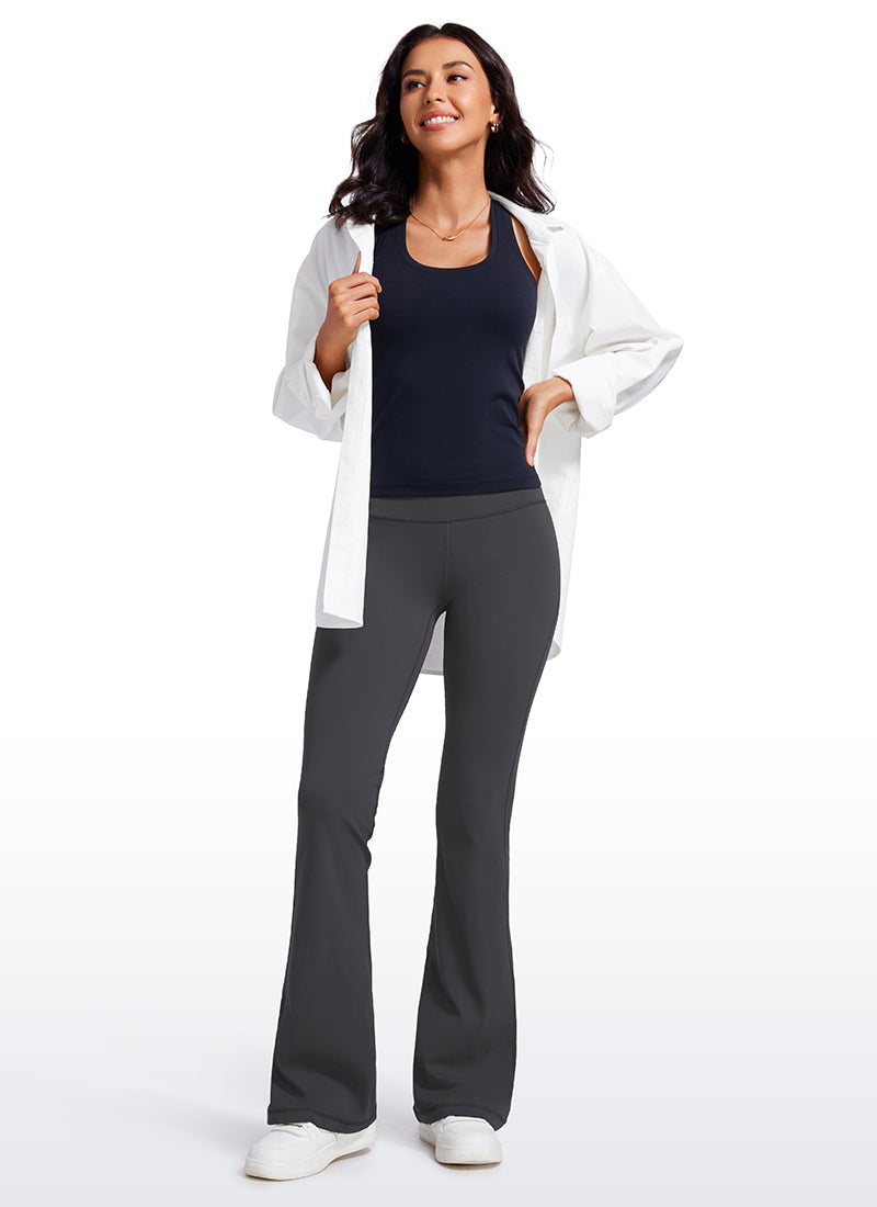 CRZ YOGA Womens Butterluxe Low Rise Flare Leggings 32