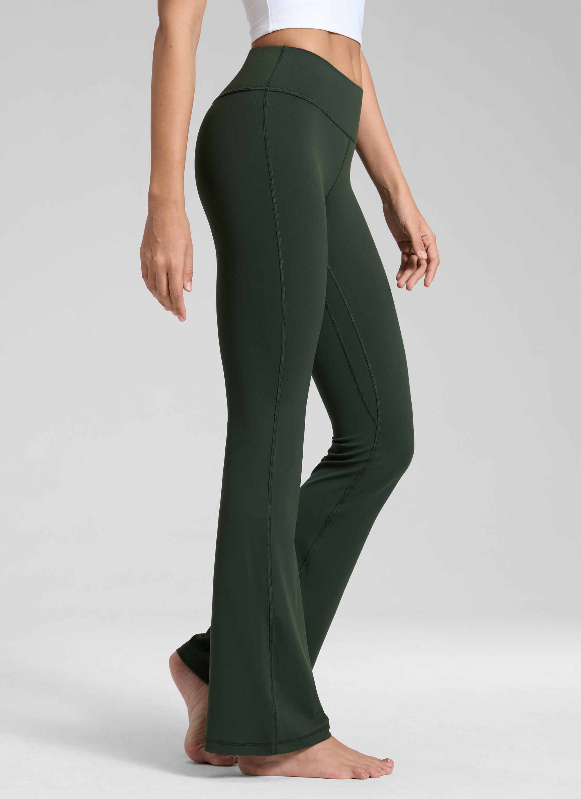 CRZ YOGA Womens Butterluxe Low Rise Flare Leggings 32