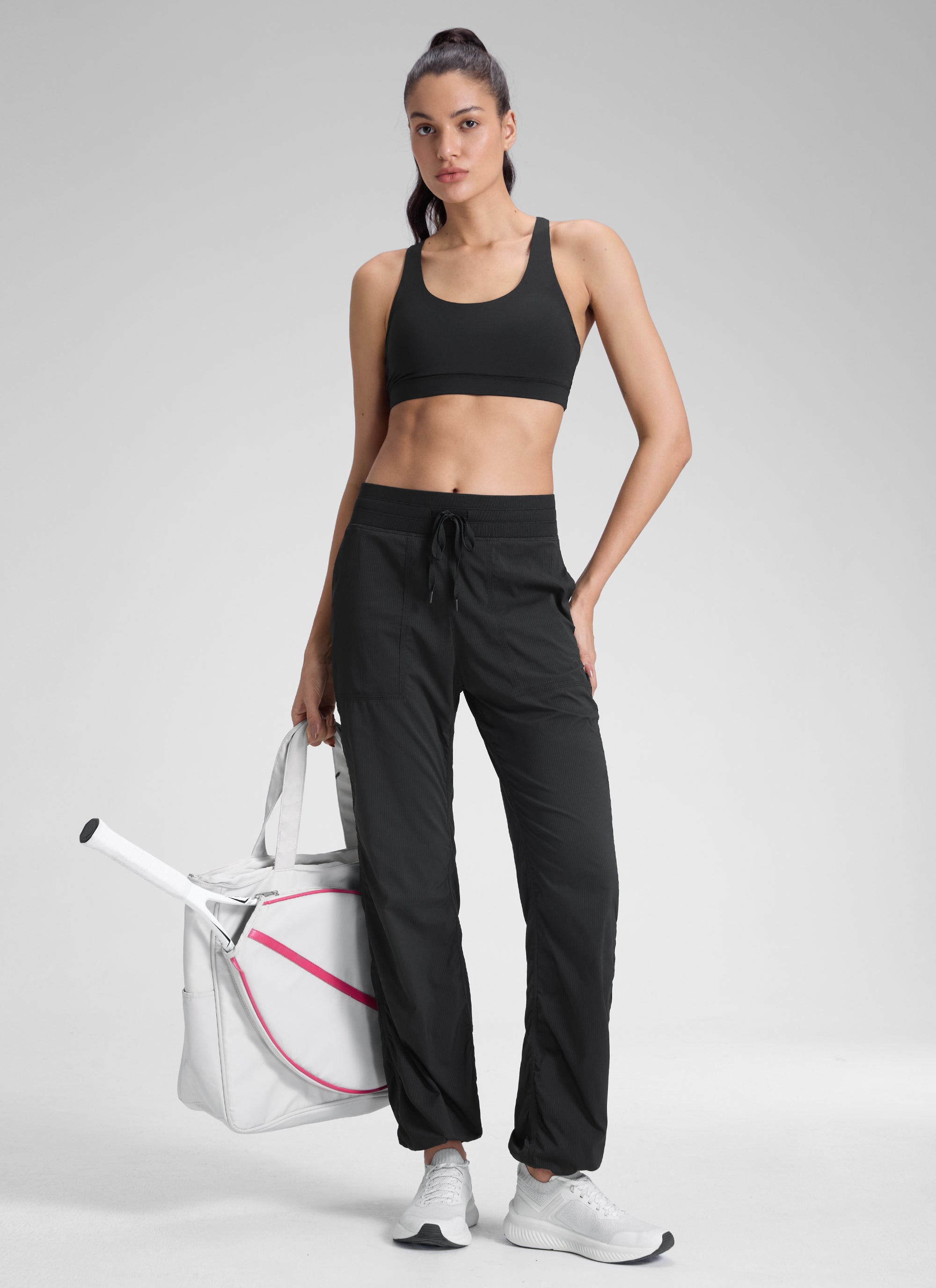 CRZ YOGA Lightweight Workout Pants for Women Straight Leg 30