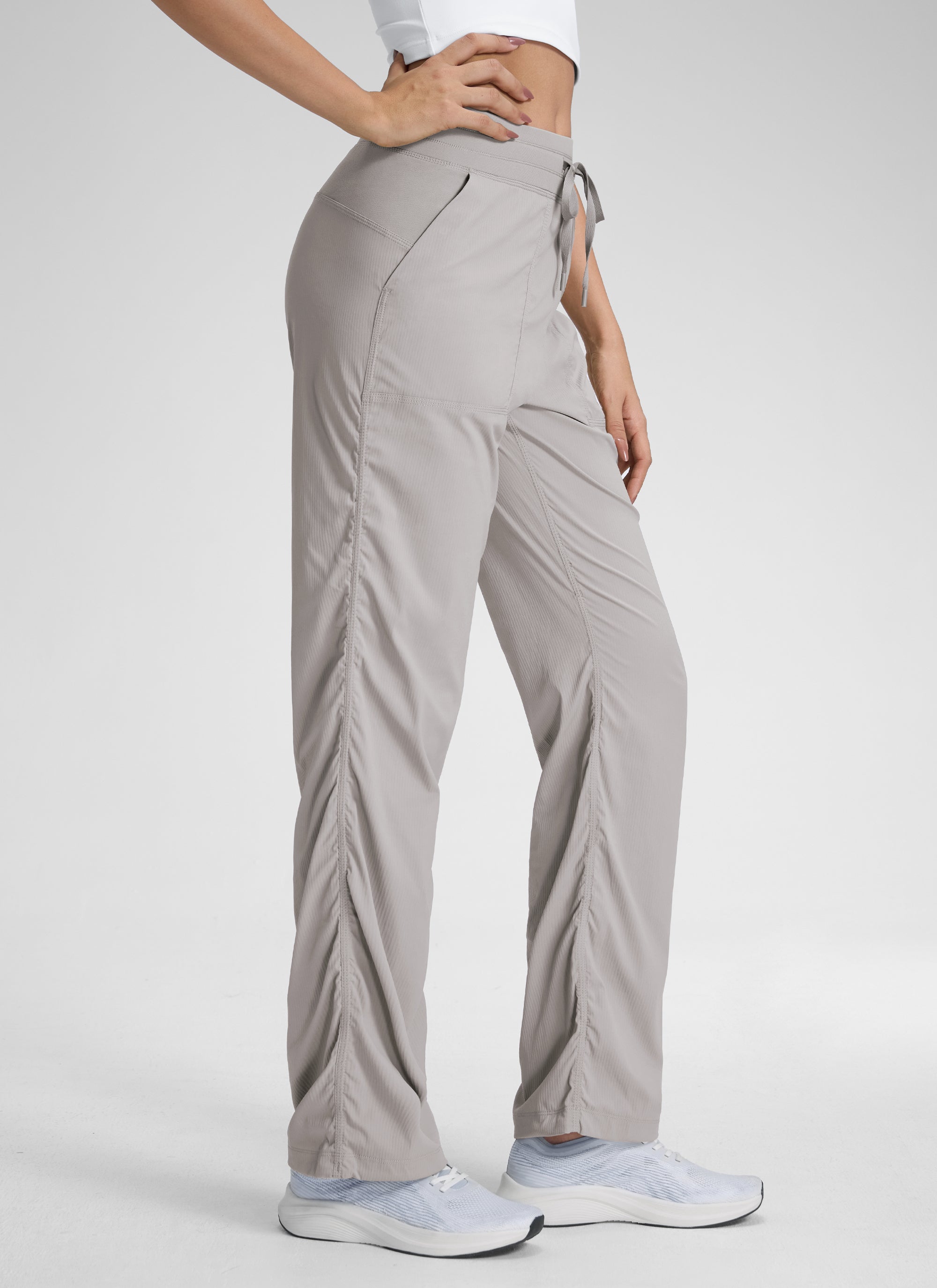 CRZ YOGA Lightweight Workout Pants for Women Straight Leg 30