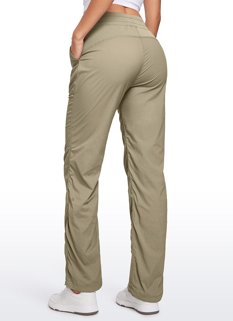 Lightweight Workout Straight Leg Pocket Pants 30