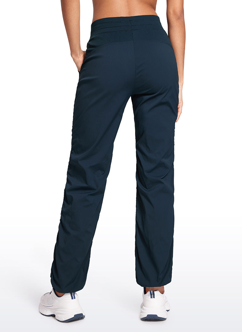 Lightweight Workout Straight Leg Pocket Pants 30