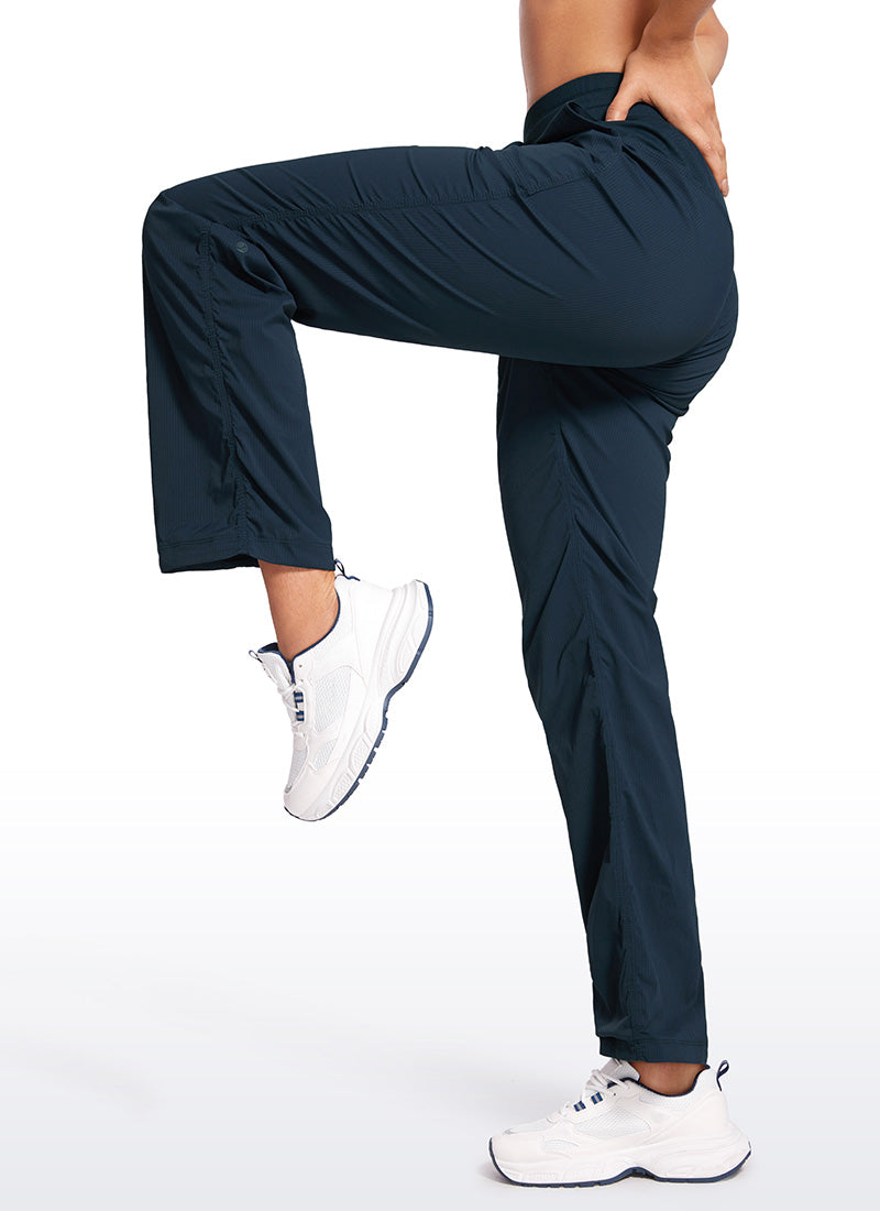 Lightweight Workout Straight Leg Pocket Pants 30