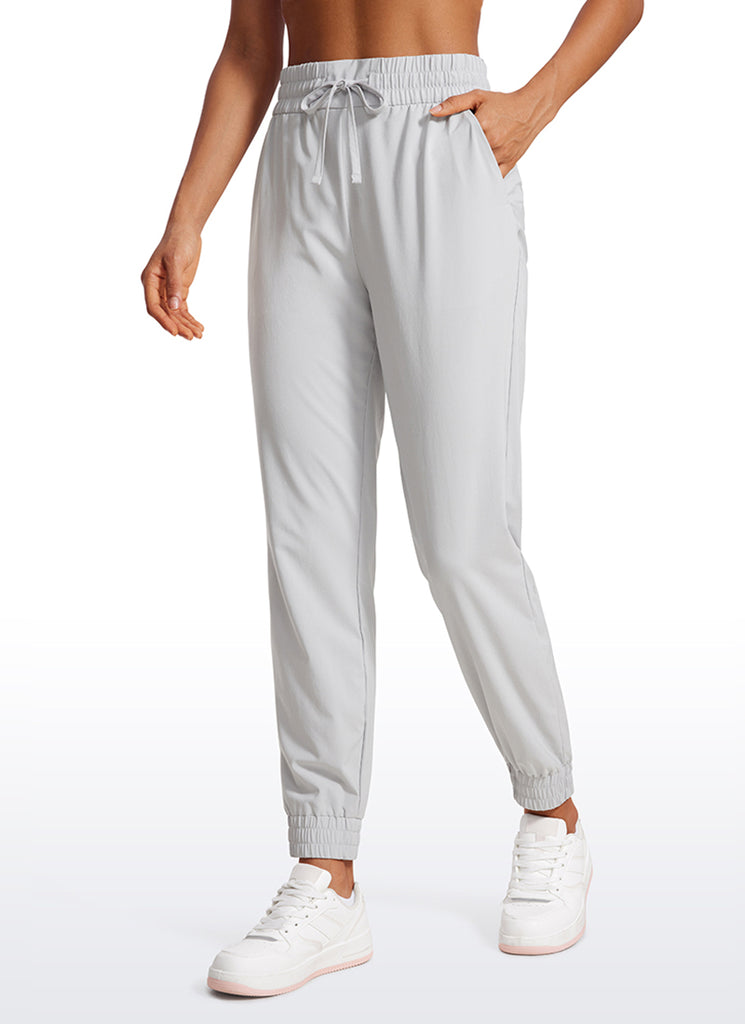 CRZ YOGA Women's Casual Workout Joggers with Pockets 28" True Navy