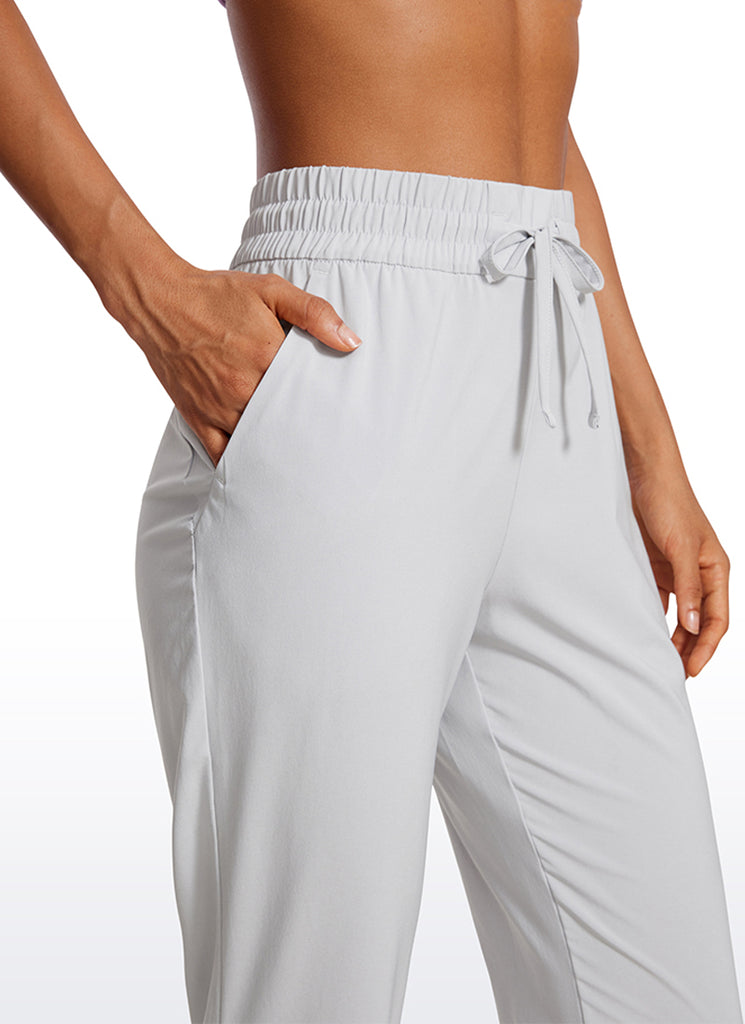 CRZ YOGA Women's Casual Workout Joggers with Pockets 28" True Navy