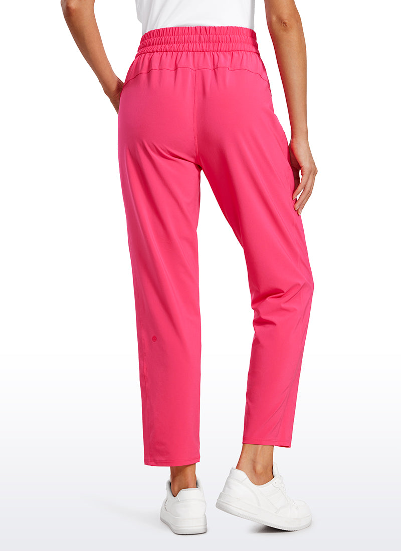 CRZ YOGA Women's Casual Workout Pants Mid Rise with Pockets 27