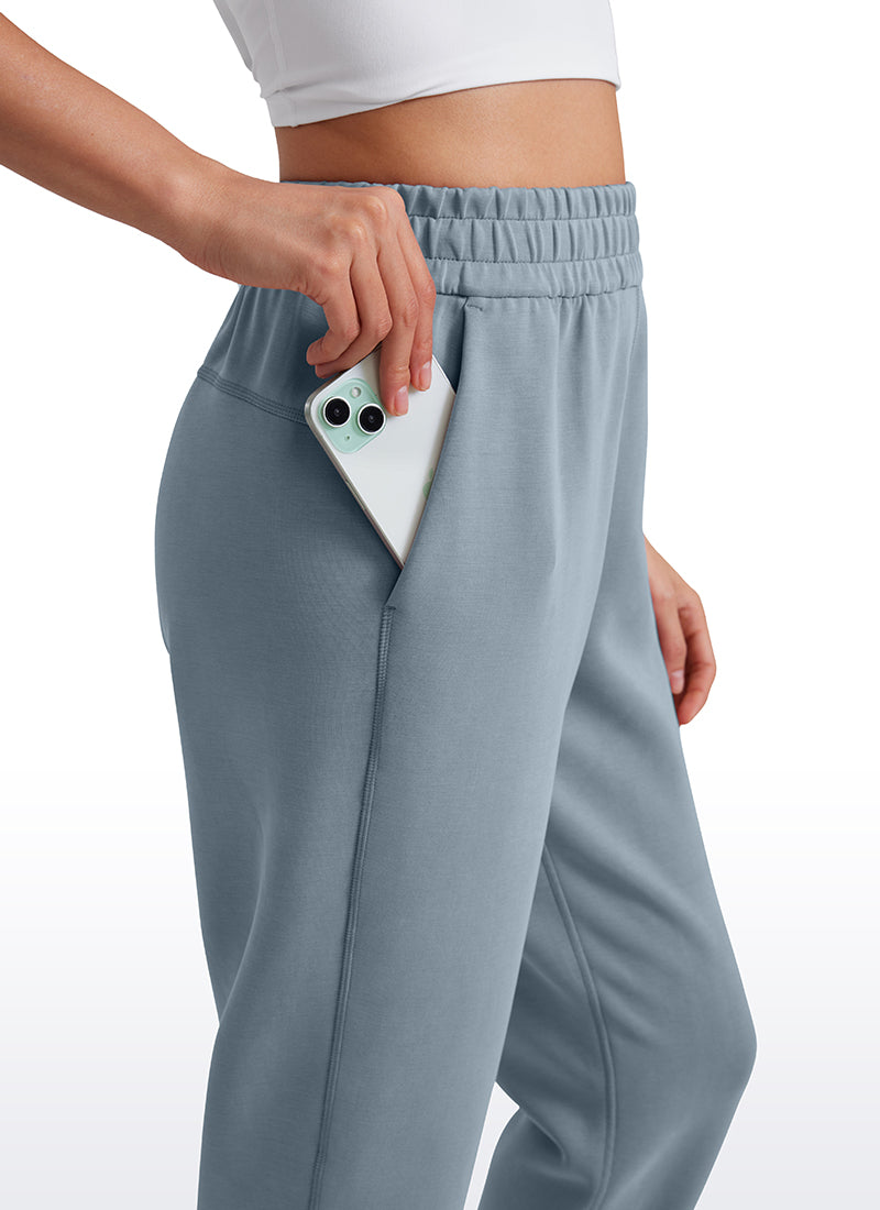 CRZ YOGA Women SoftAura Sweatpants High Waisted Pockest