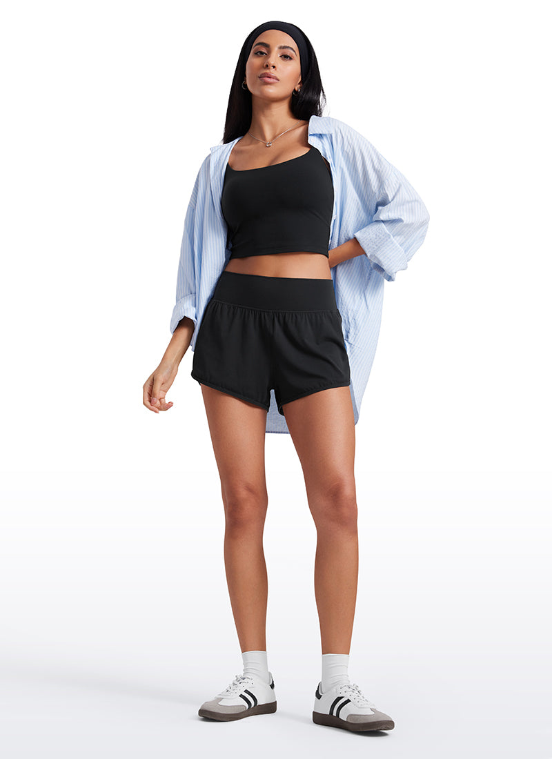 CRZ YOGA Butterluxe-Light High Waisted Dolphin Shorts for Women