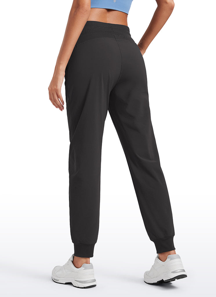 CRZ YOGA Women's Casual Workout Joggers Pants with Pockets 28.5” True Navy