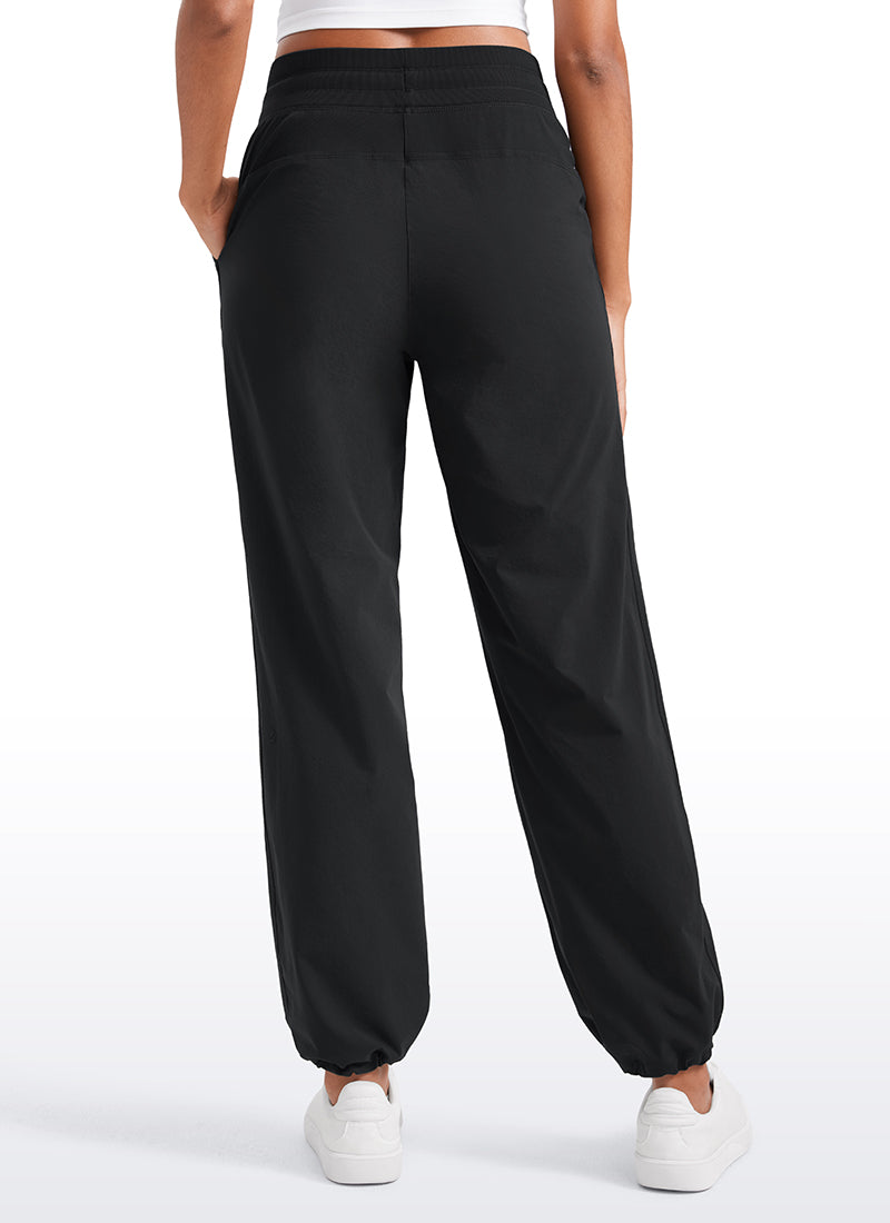 CRZ YOGA Women Stretch Straight Leg High Waisted Casual Pants 30