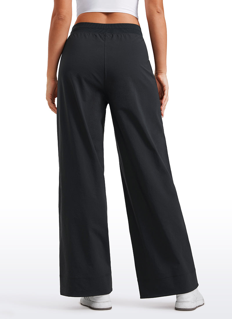 Stretch Wide Leg Casual Pants 30