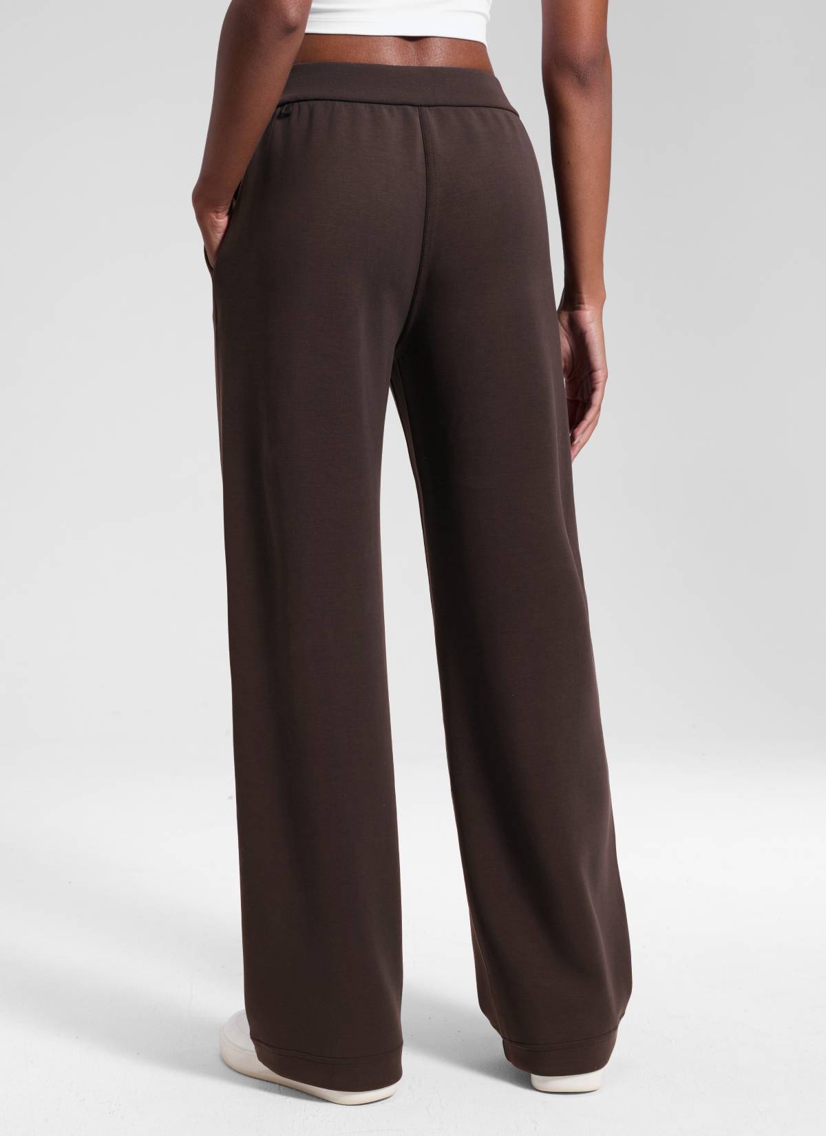 CRZ YOGA Women's SoftAura Casual Mid Rise Pocket Straight Leg Pant 30