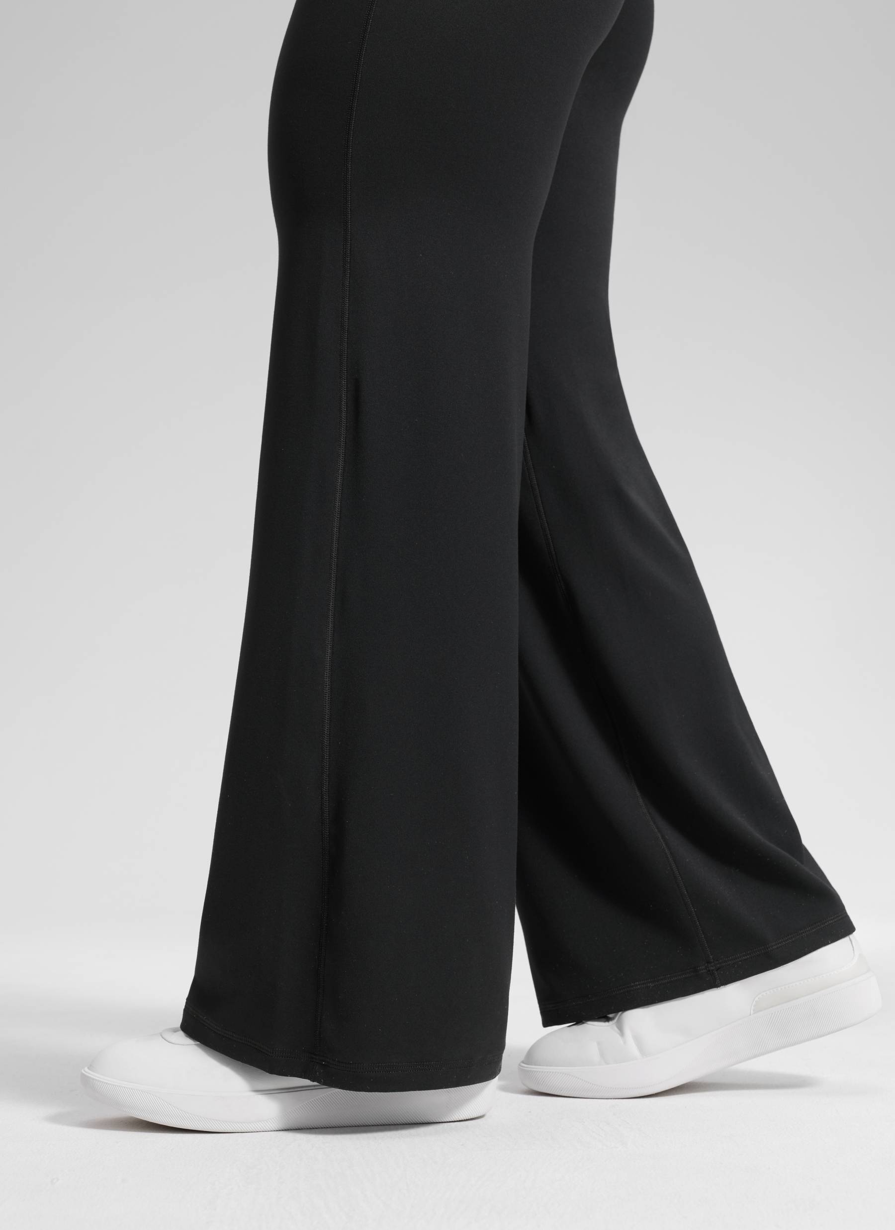 CRZ YOGA Women's Softretch Workout No Front Seam Wide Leg Pant 30