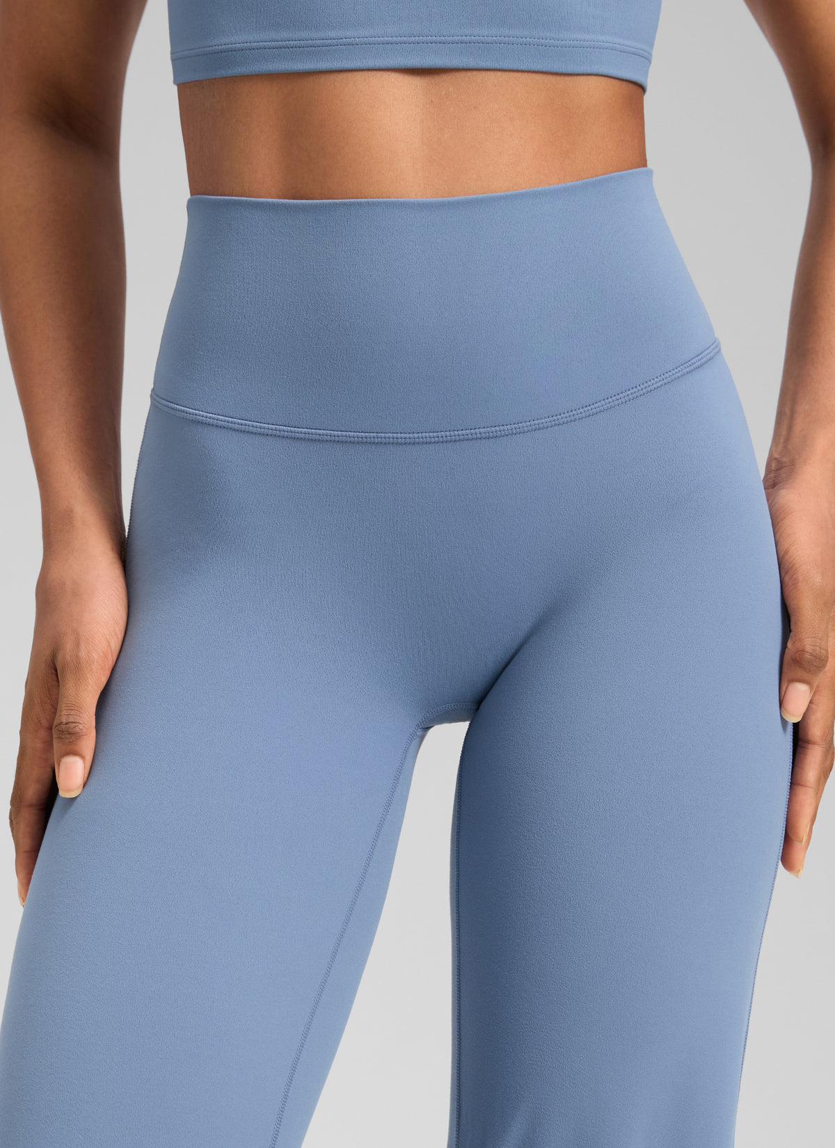 CRZ YOGA Women's Softretch Workout No Front Seam Wide Leg Pant 30