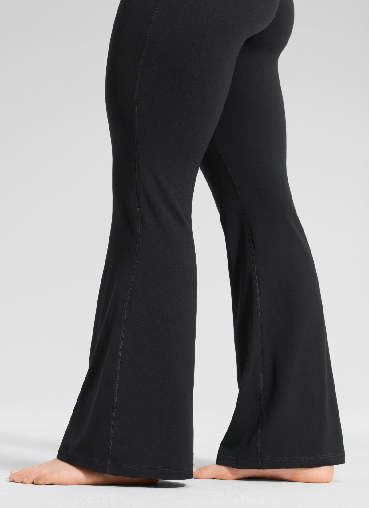 CRZ YOGA Women's Softretch High Rise No Front Seam Flare Legging 29