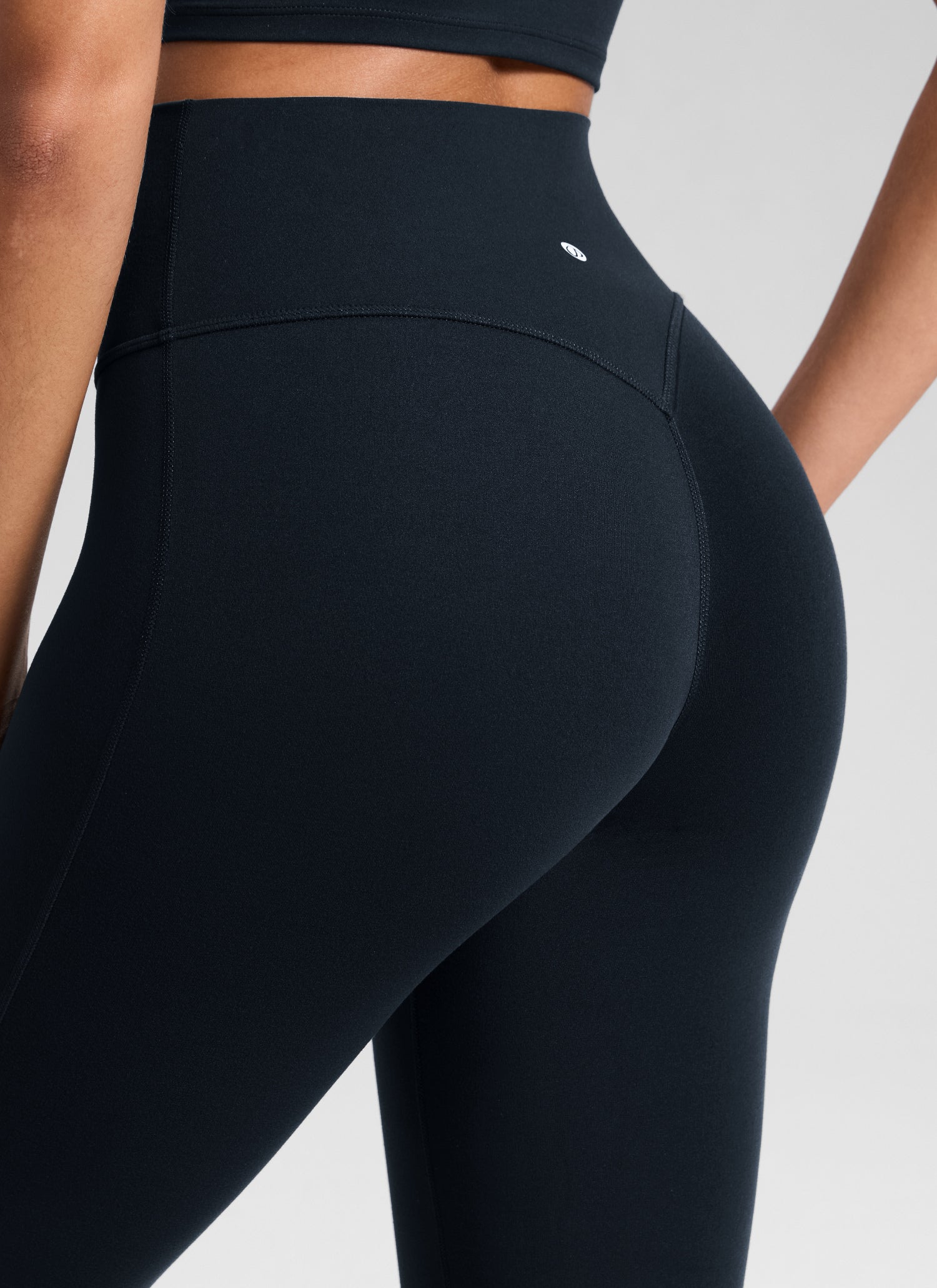 CRZ YOGA Women's Softretch High Rise No Front Seam Flare Legging 33