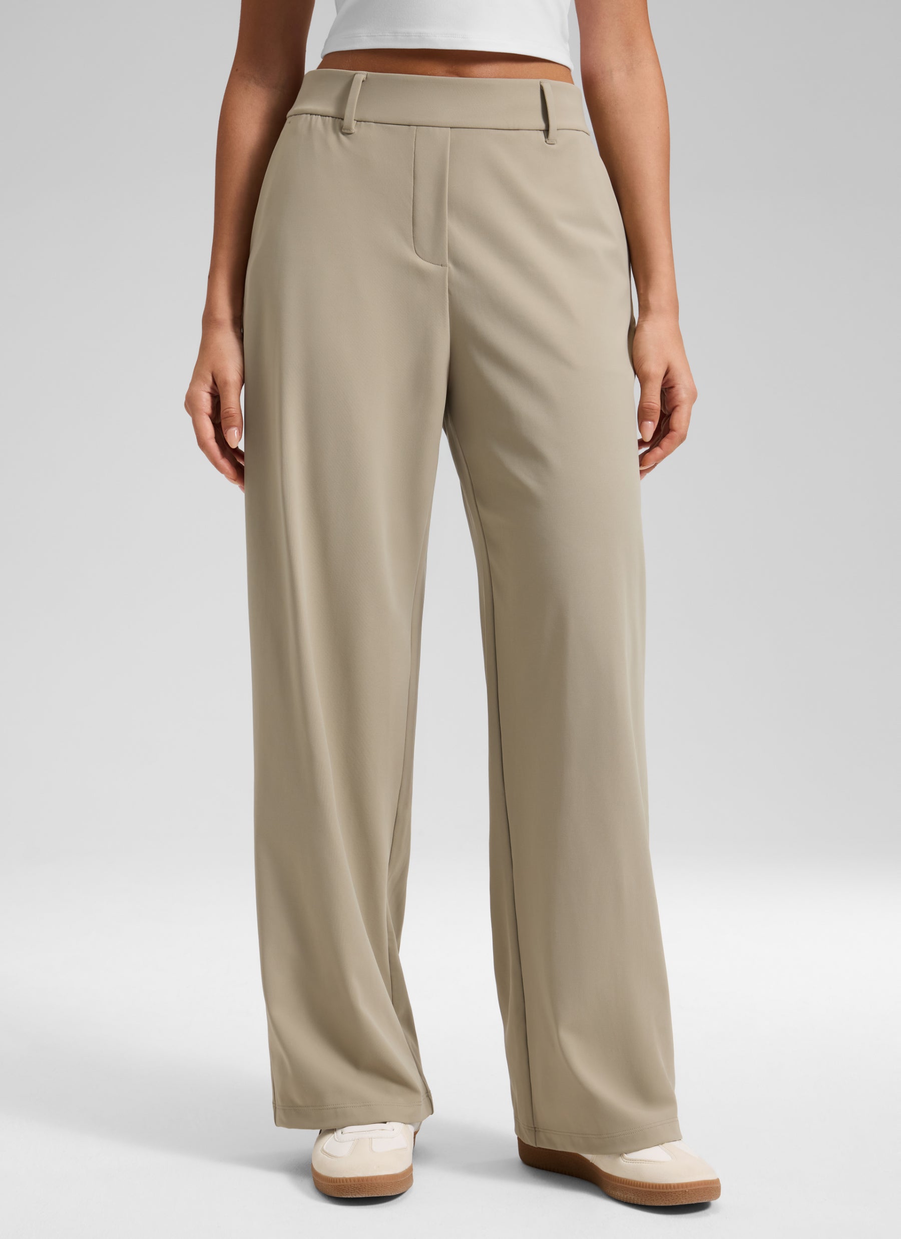 CRZ YOGA Women's Walk the City Casual Pocket Straight Leg Pant 30