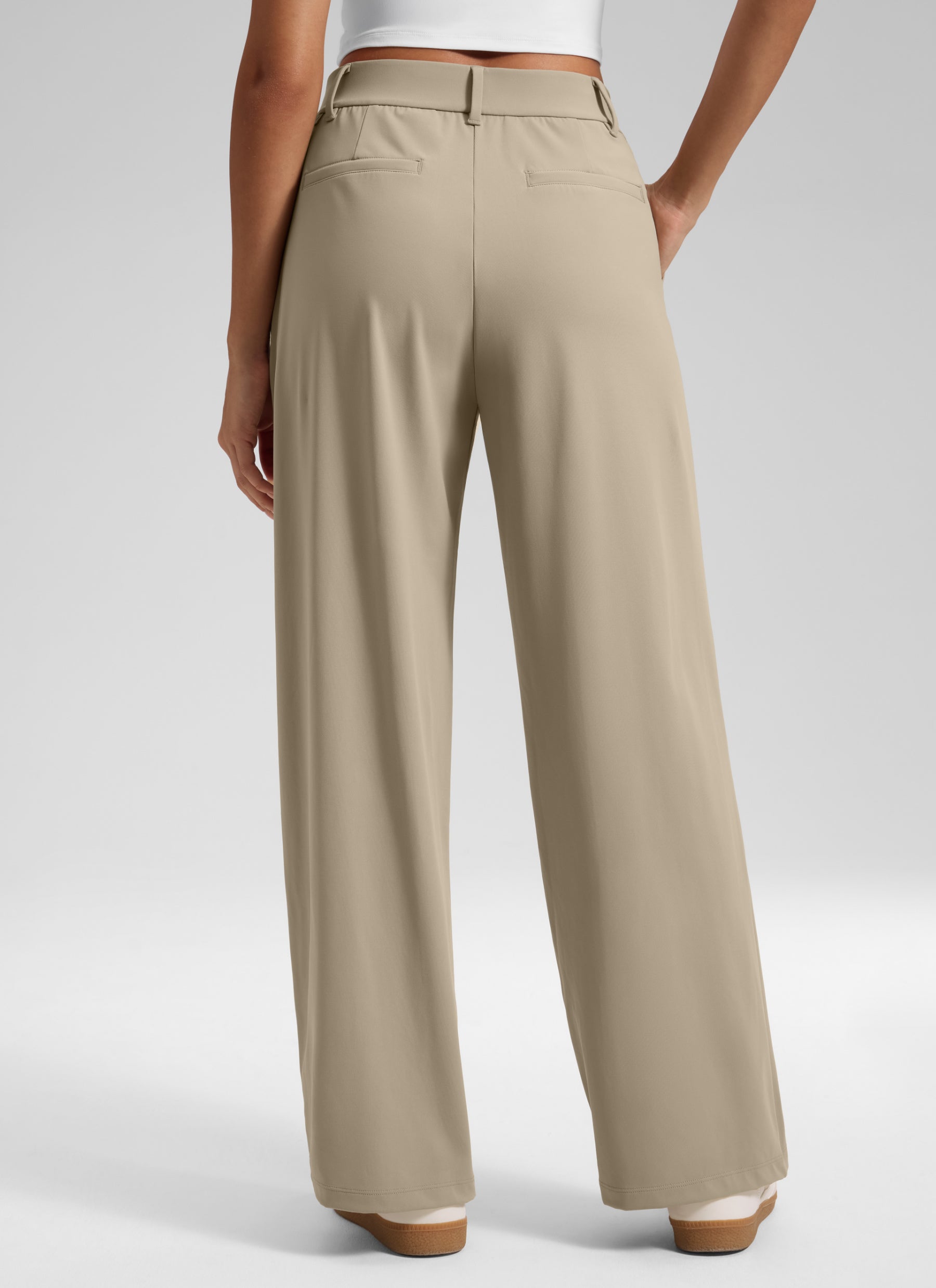 CRZ YOGA Women's Walk the City Casual Pocket Straight Leg Pant 30