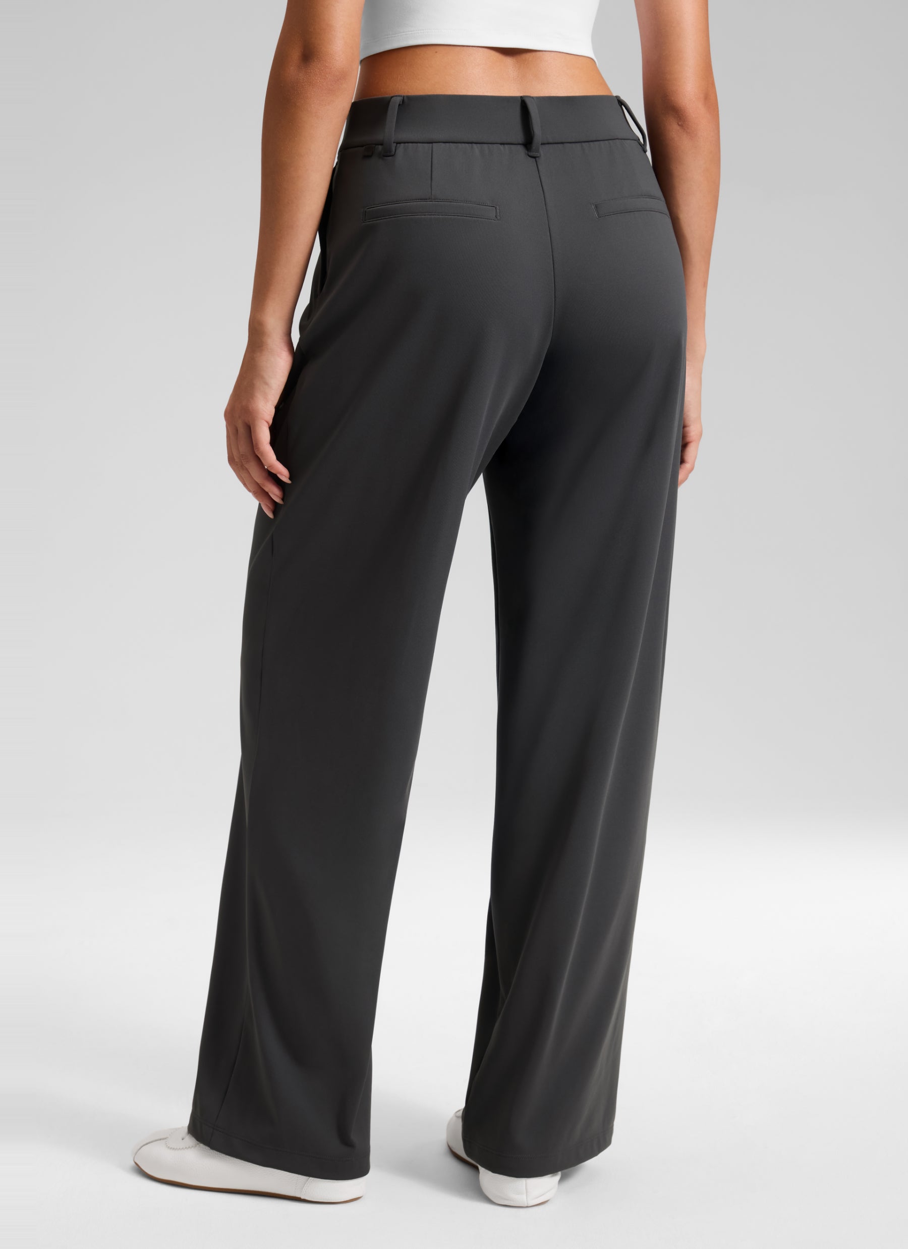 CRZ YOGA Women's Walk the City Casual Pocket Straight Leg Pant 30