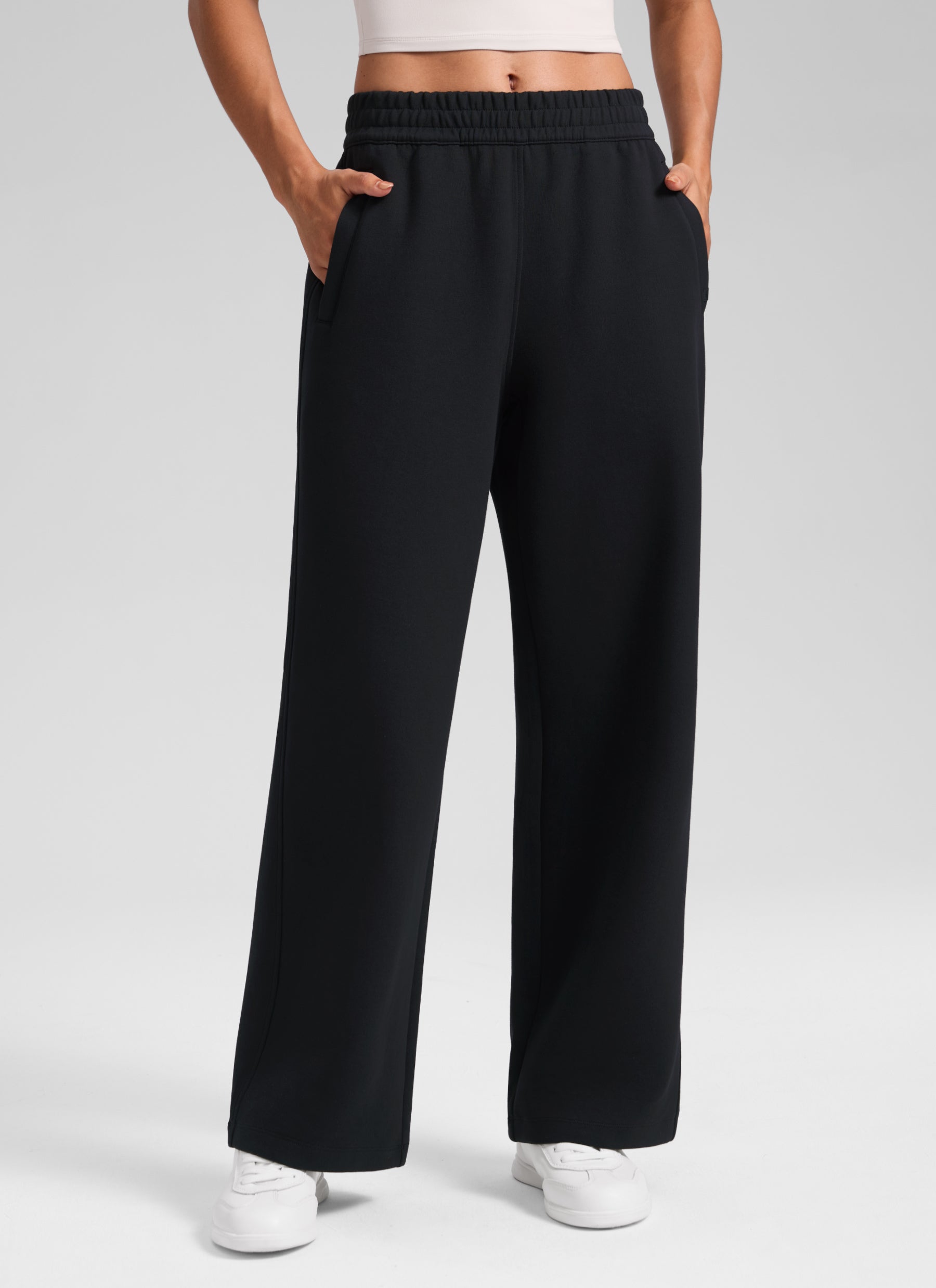 CRZ YOGA Women's Casual Soft Spacer Straight Leg Sweatpant 29