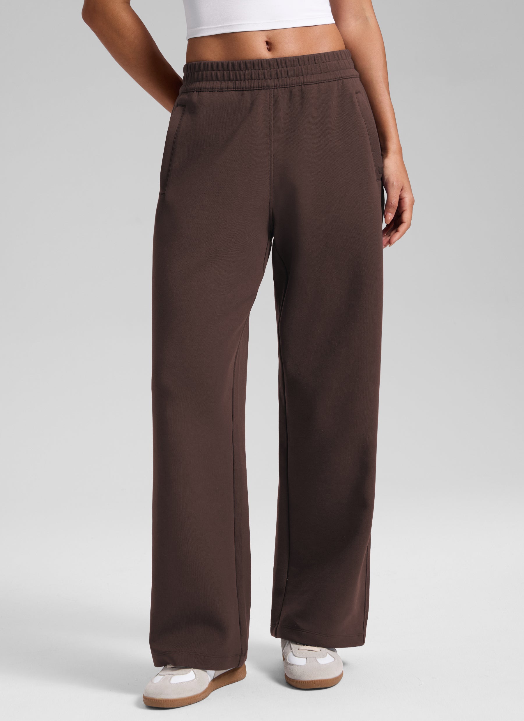 CRZ YOGA Women's Casual Soft Spacer Straight Leg Sweatpant 29