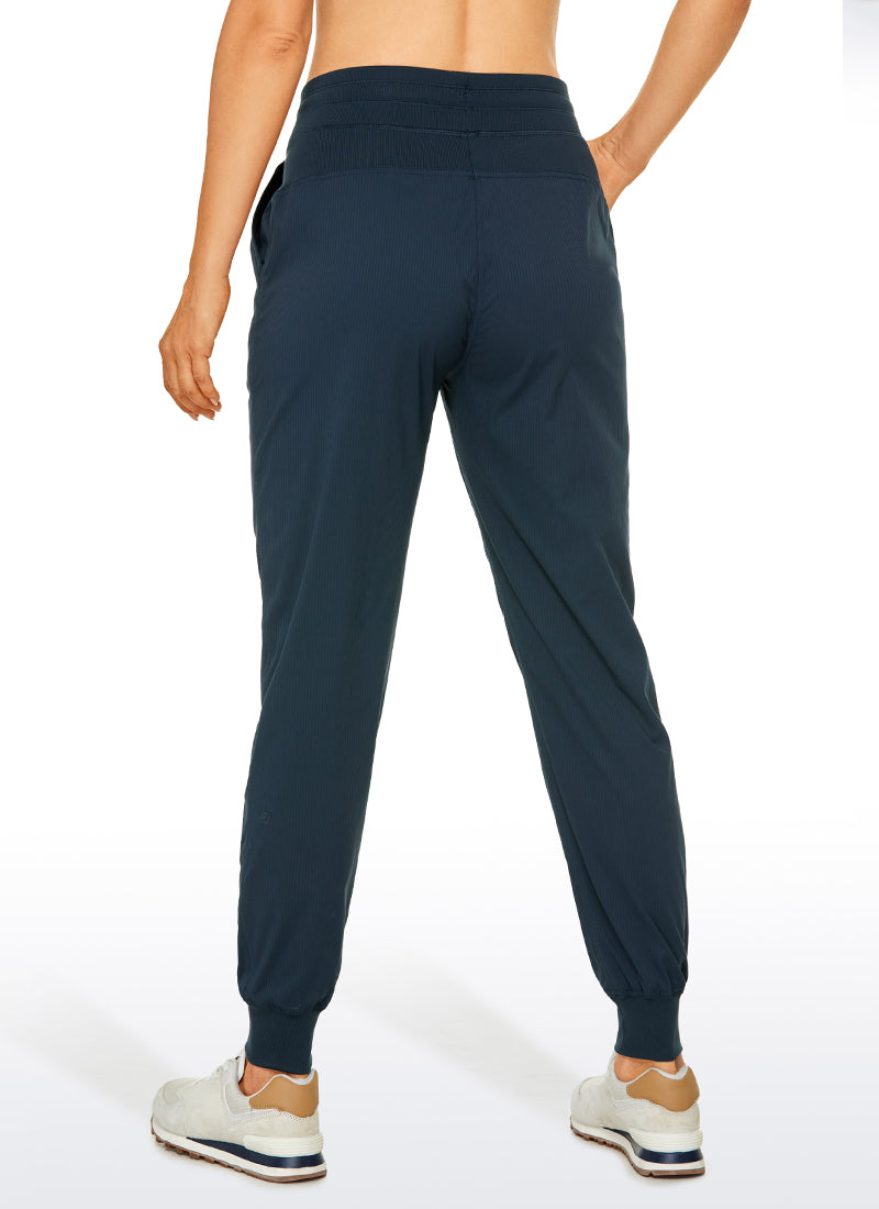 Striped Ruched Pocket Jogger 28''