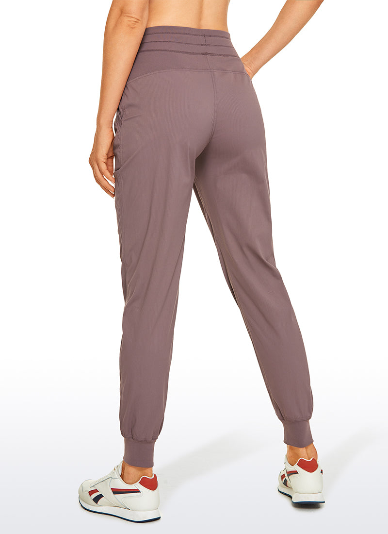 Striped Ruched Pocket Jogger 28''