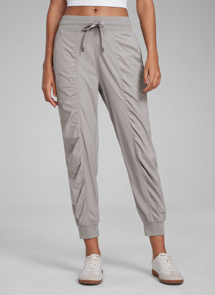 CRZ YOGA Women Lightweight Workout Joggers 26" with Pockets Ink Gray