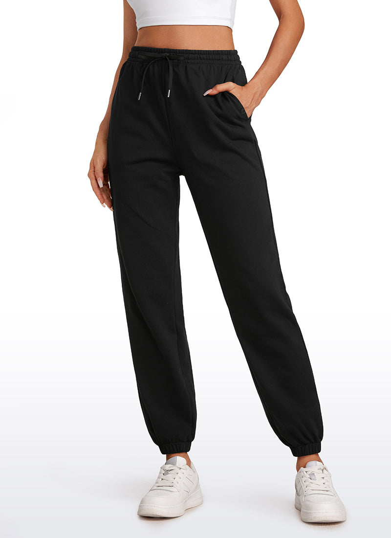 CRZ YOGA Womens French Terry High Rise Down the Street