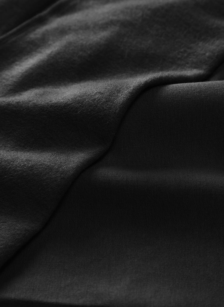 CRZ YOGA Fleece Sweatpants Women Cotton Pockets High Waisted Joggers Black