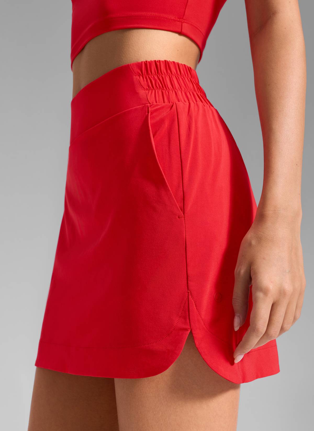CRZ YOGA Women's High Rise Golf Lined Skirt Casual Tennis Skorts