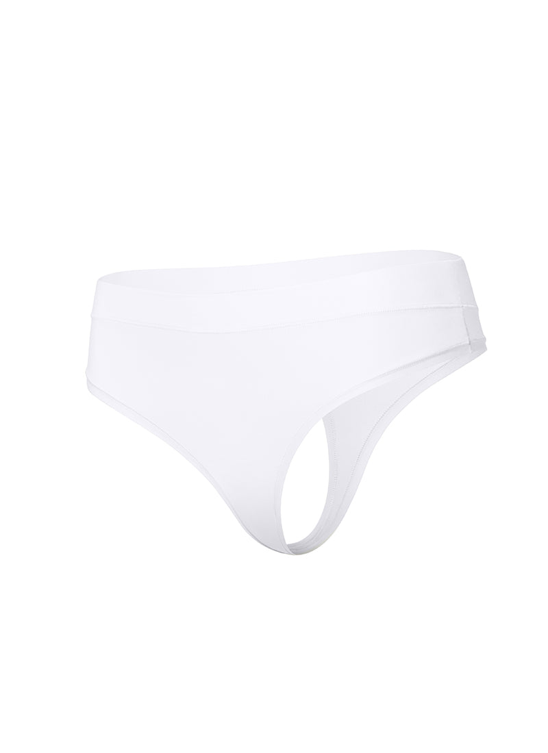 CRZ YOGA Women Softhold High Rise Thongs Ladies Underwear 3 Pack Gravel 3pack