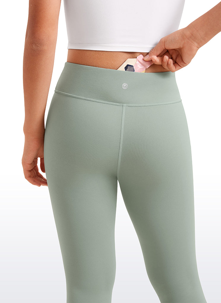 CRZ YOGA Girl's Active Sports Yoga Lounge Butterluxe Yoga Leggings Green Palm Court