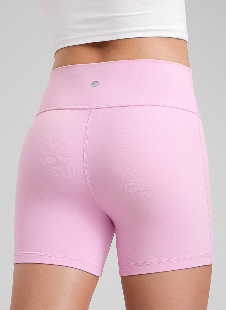 CRZ YOGA Girl's Active Sports Yoga Lounge Butterluxe Yoga Shorts 3'' Dark Grey Camouflage 2