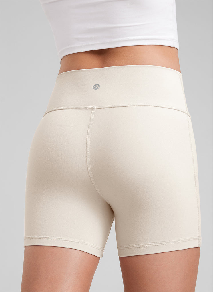 CRZ YOGA Girl's Active Sports Yoga Lounge Butterluxe Yoga Shorts 3'' Cascadia Green