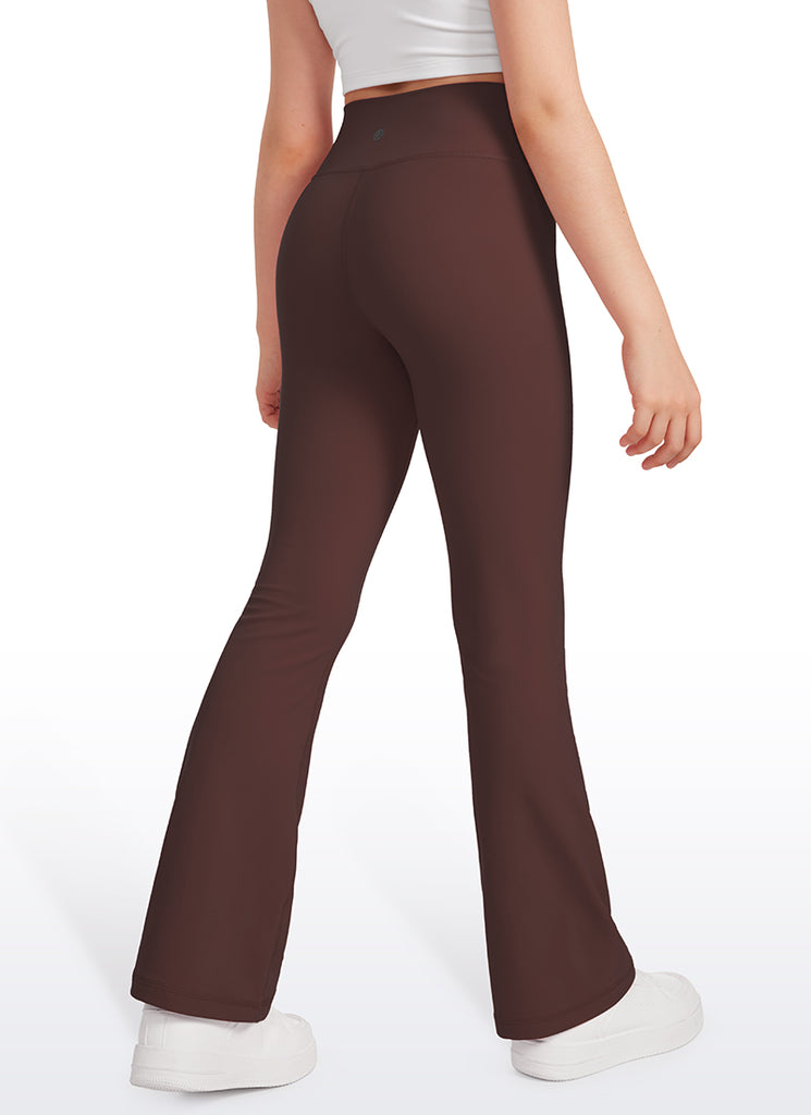 CRZ YOGA Girl's Active Sports Yoga Lounge Butterluxe Flare Leggings Raspberry Sorbet