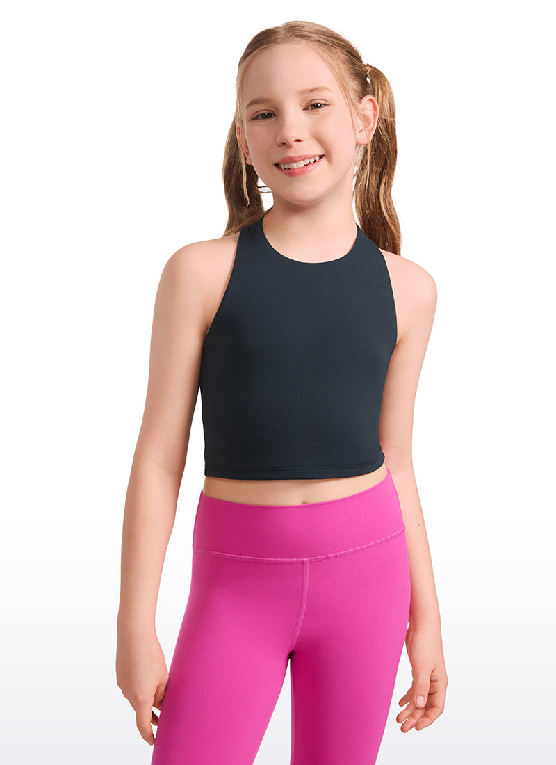 Butterluxe Girls Double Lined Racerback Tank Tops