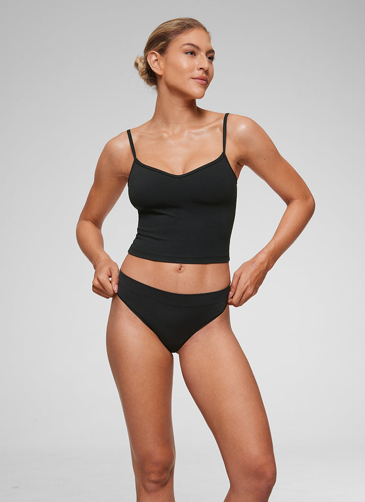 CRZ YOGA Women Softhold High Rise Thongs Ladies Underwear 3 Pack Mojave Tan 2 3pack