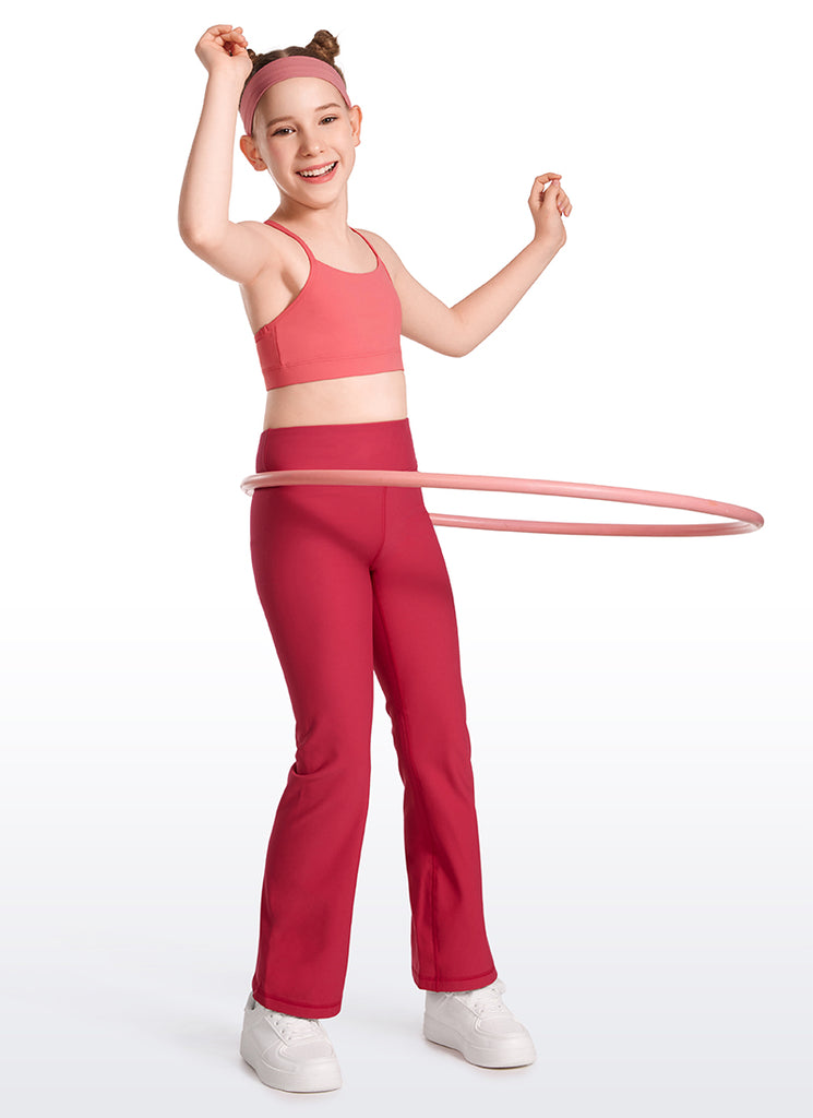 CRZ YOGA Girl's Active Sports Y-Back Bra Butterluxe Teens Tops Royal Lilac