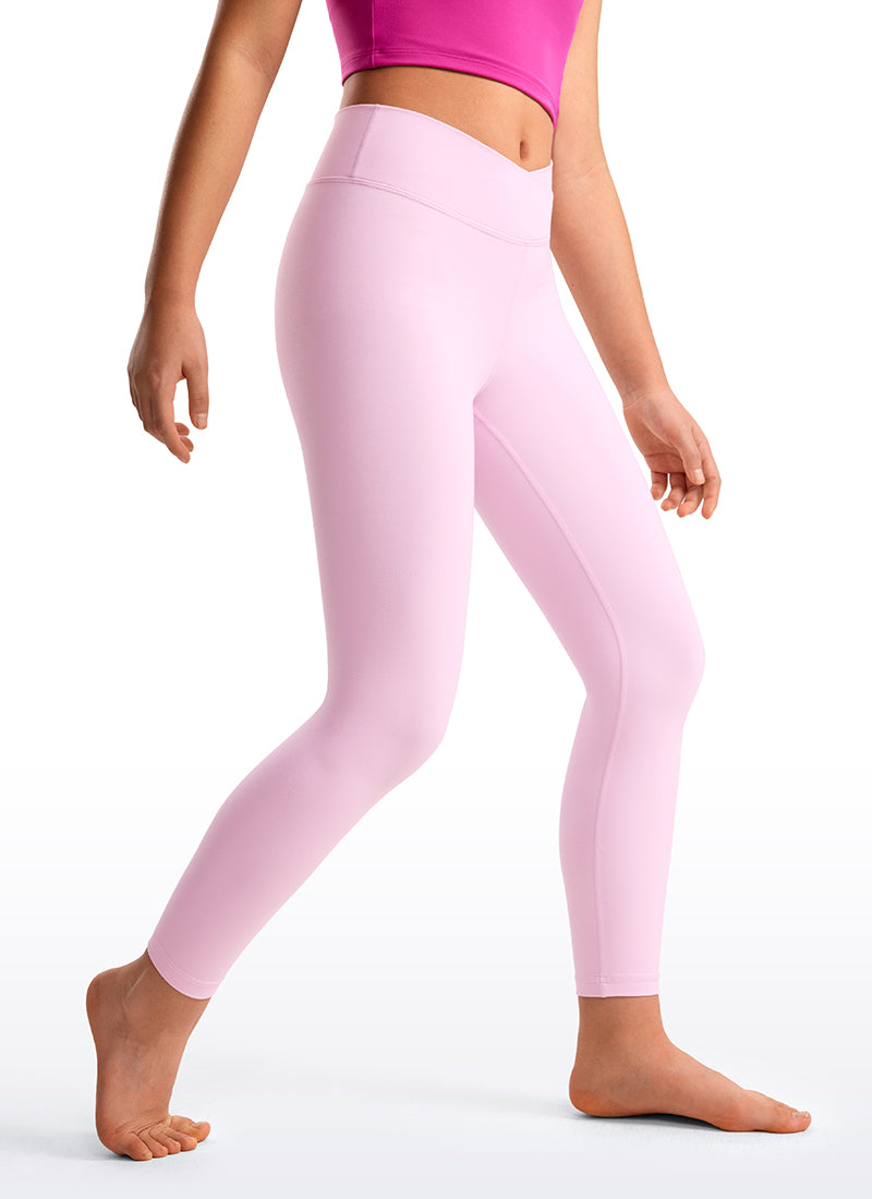 Butterluxe Girls Active Leggings - V Cross Waist