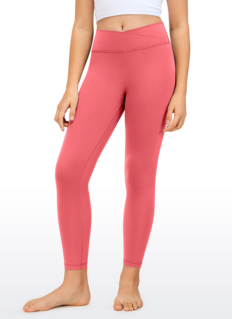 Butterluxe Girls Active Leggings - V Cross Waist