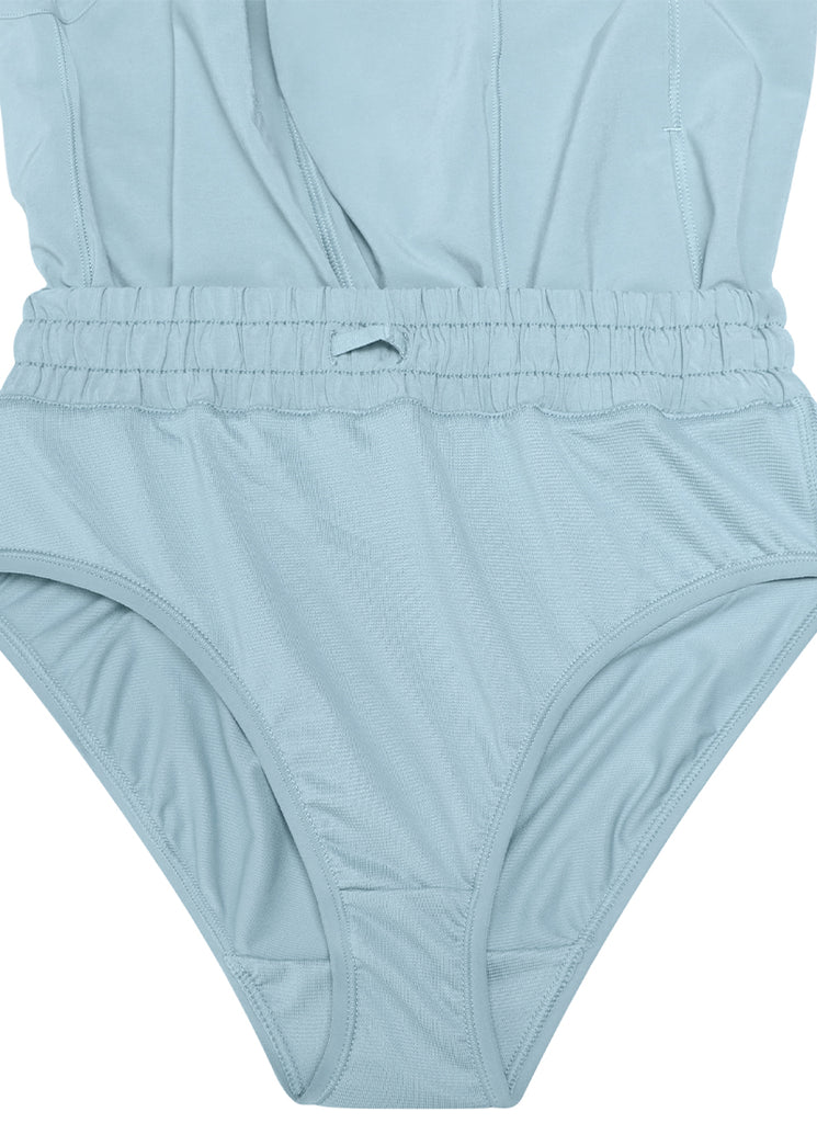 CRZ YOGA Girl's Running Feathery-Fit Soft Low Rise Lined Shorts Light grayish blue