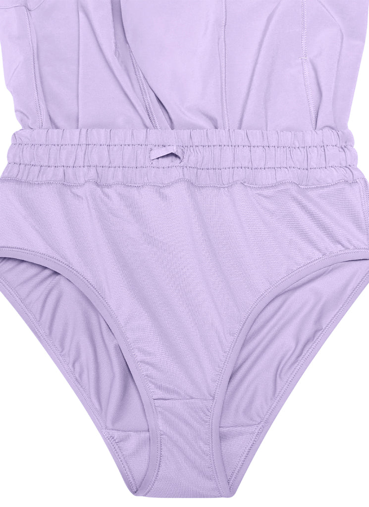CRZ YOGA Girl's Running Feathery-Fit Soft Low Rise Lined Shorts Hibiscus Purple