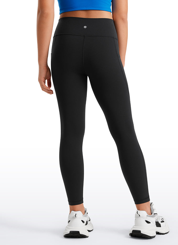 CRZ YOGA Girl's Active Sports Yoga Lounge Butterluxe Yoga Leggings Coffee Brown