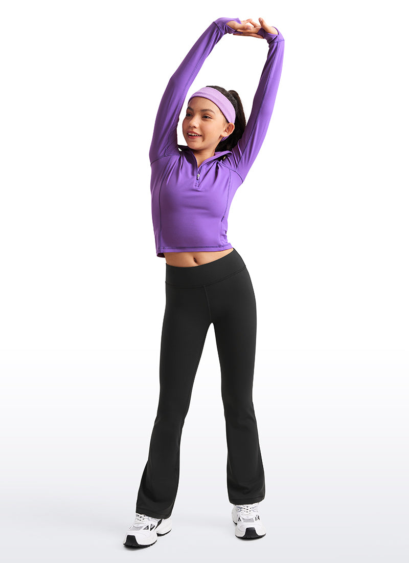 CRZ YOGA Girl's Active Sports Yoga Lounge Butterluxe Flare