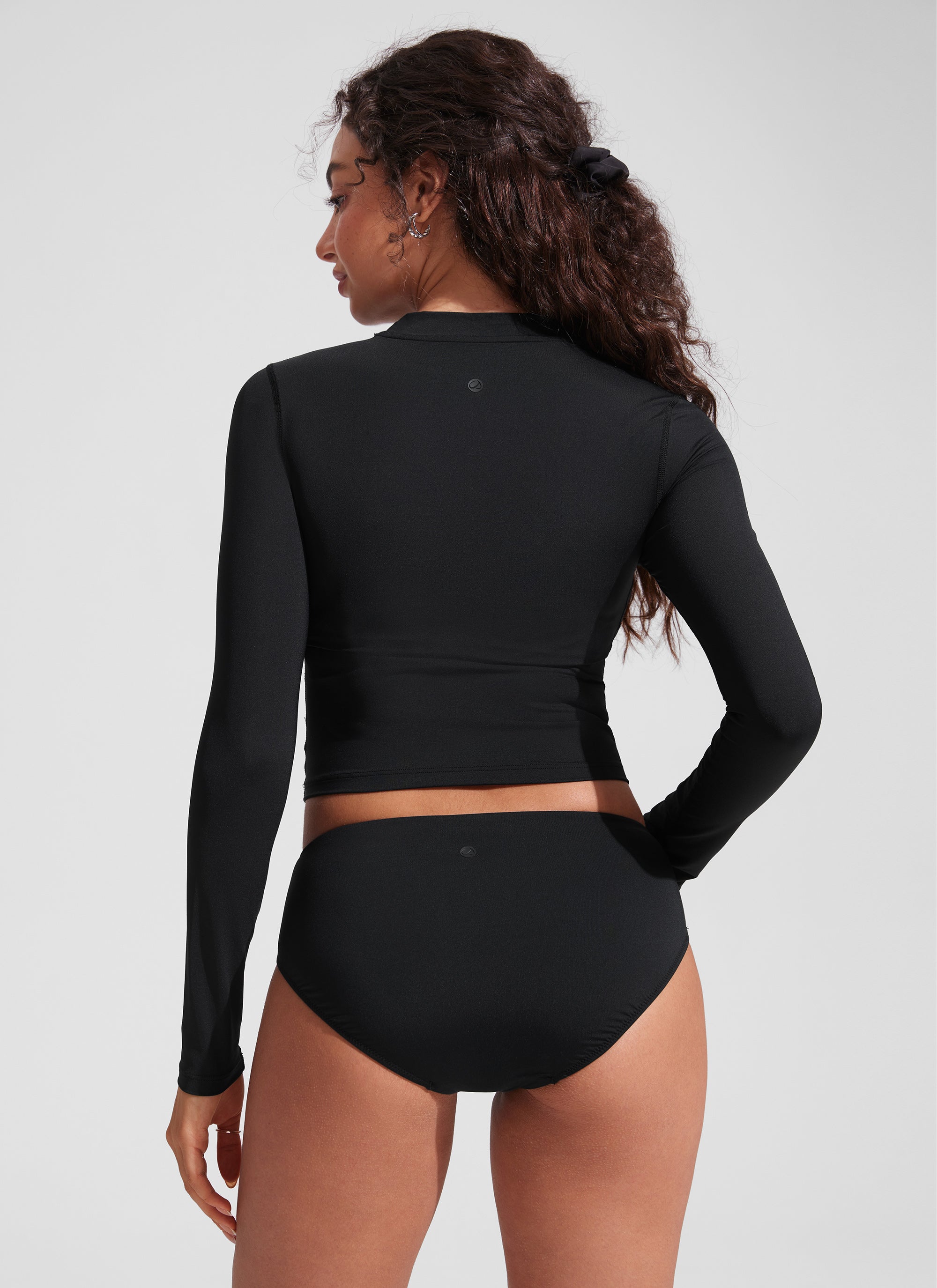 rosymonster オーガンジートップス 黒 CRZ YOGA Women's Swimwear UPF 50+ Rash Guard Long Sleeve – CRZ YOGA US