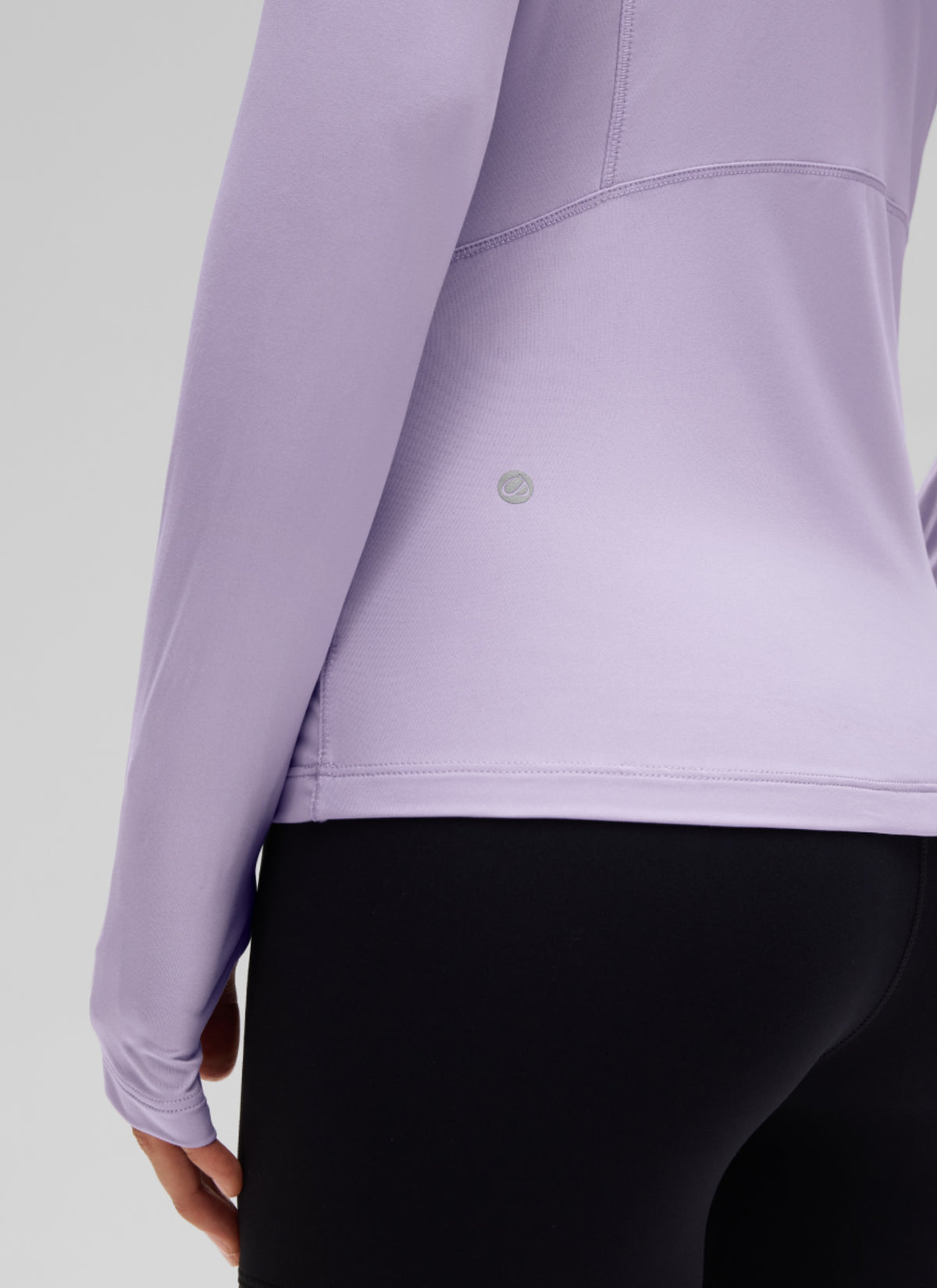 CRZ YOGA Women's UPF 50+ Long Sleeve Sun Hoodie Elfin Purple @model_info:G